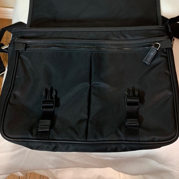 Prada Nylon and Saffiano Shoulder/Messenger Bag - Picture 13 of 14